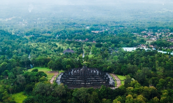 Romantic Borobudur Temple