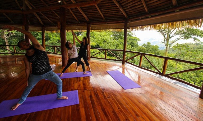 Yoga-at-Amatierra-Retreat-Center-Costa-Rica-by-Art-In-Voyage-Beach-front-Gurney's-Montauk-Resort-New-York-by Art-In-Voyage-Wellness Retreat | The Year of Wellness Travel is Upon Us