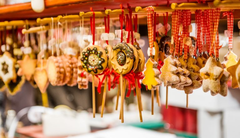 Century-old Christmas Markets - Gingerbread Christmas Ornaments, by Art In Voyage