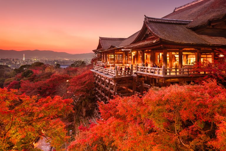 Kiyomizu Temple of Kyoto, Japan, by Art In Voyage