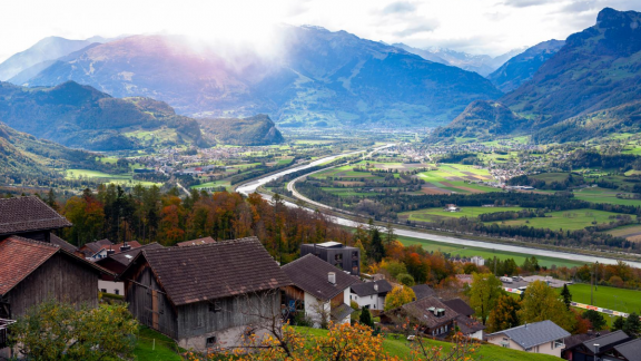 Liechtenstein-Lucerne - 90 miles